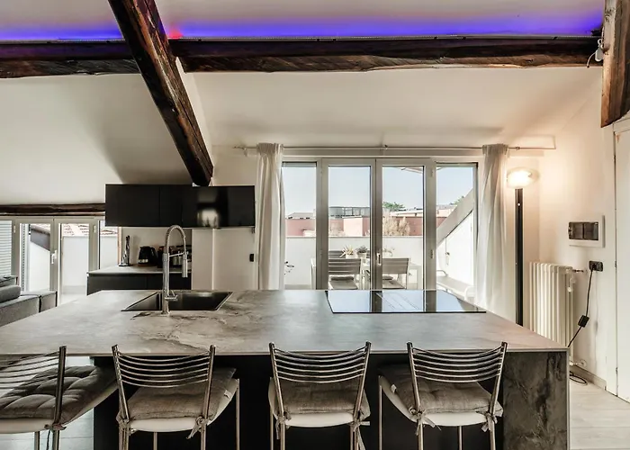 Loft Rooftop In - 3 Terraces Park Ac Bbq * Côme