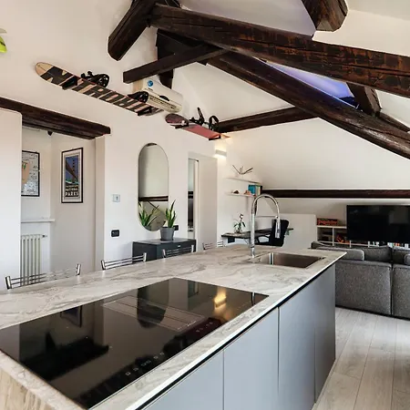 Daire Loft Rooftop In - 3 Terraces Park Ac Bbq