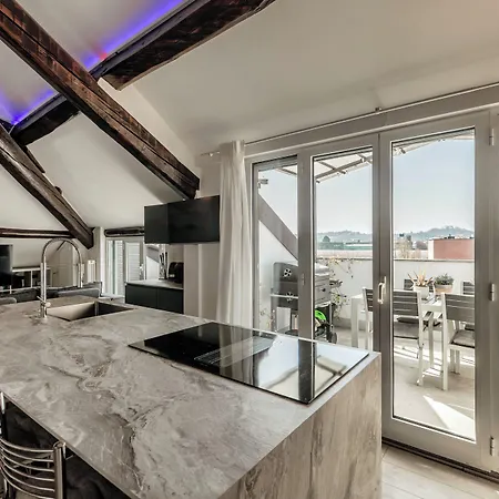 Loft Rooftop In - 3 Terraces Park Ac Bbq コモ