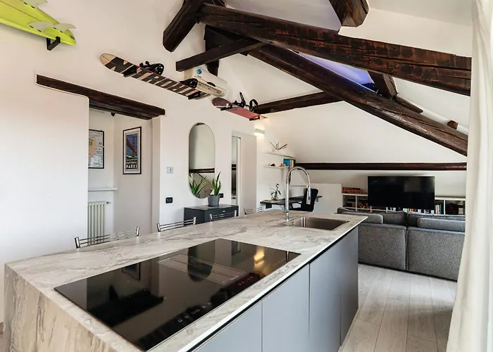 Daire Loft Rooftop In - 3 Terraces Park Ac Bbq